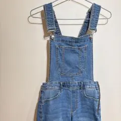 H&M DIVIDED デニム オーバーオール サロペット 36P（S〜M相当）