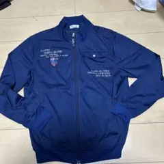 『Capri BLUE』美品　ネイビー ナイロンジャンパー イタリアサイズ