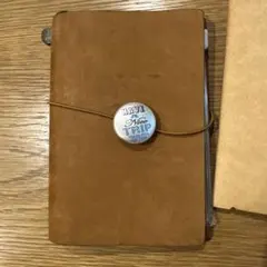 【おまけつき!新品未使用】トラベラーズノート パスポートサイズ 本体 キャメル