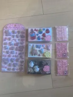 シールまとめ売り サンリオ 日焼けキティ メゾピアノ ほっぺちゃん