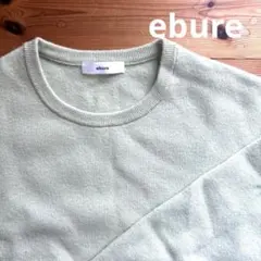 283y*美品 24AW エブール ebure シアーコットンハイゲージ ニット 283y*美品 24AW エブール ebure シアーコットンハイゲージ ニット