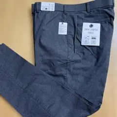 裏起毛　グレー　レーヨン混スーパーストレッチ　3L／股下76cm