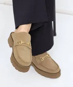 極美品❣️Deuxieme Classe カミナンド 別注 厚底 ローファー 茶 新品☆ CAMINANDOカミナンド/ LOAFER ブラウン