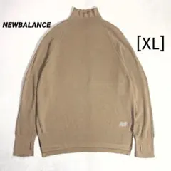 美品 ニューバランス ウール混紡 3Dニット 長袖カットソー XL ベージュのサムネイル