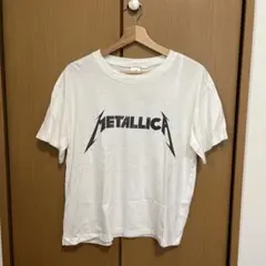 【H&M】METALLICA Tシャツ ホワイト Sサイズ