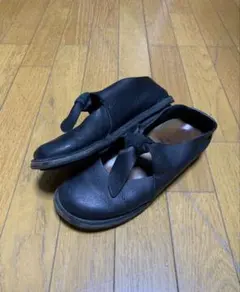 trippen　BOUND レザー　リボンシューズ　黒　ブラック　37のサムネイル