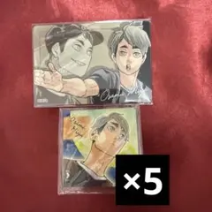 ハイキュー スクエアステッカー 宮治 治 マグネットステッカーコレクション