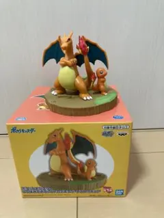 ポケモン しっぽみてみて！ヒトカゲ＆リザードン フィギュア