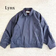 リンクス スイングトップ ハリントンジャケット ブルゾン オーバーサイズ ロゴ