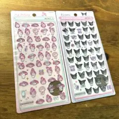 正規品 サンリオ ボンボンドロップシール ミニ マイメロディ クロミ