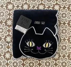 ANNA SUIファスナーつきタオル 猫 ネコ キャット ねこ タオル ポーチ