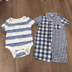 GAP ストライプ チェック柄 セット 12-18ヶ月