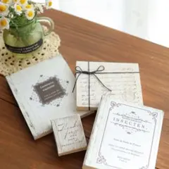 No.40 洋書 オブジェ4点セット インテリア ダミーブック ハンドメイド
