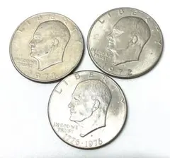 アメリカ建設200年アイゼンハワー記念硬貨6枚と17763枚セット アメリカ 建国200周年記念 アイゼンハワー 3枚セット 1776-1976 - メルカリ