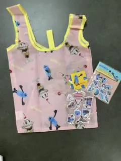 PUPPET SUNSUN エコバッグ マシュマロ風シール セット