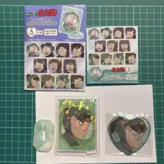 忍たま乱太郎 ホロアクリルスタンド ホロハート缶バッジ 中在家長次 ファミマ