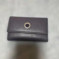 BVLGARI ブルガリ 6連キーケース ネイビー グレインレザー - メルカリ
