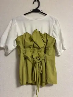 AZUL BY MOUSSY ドッキングトップス 半袖 Sのサムネイル
