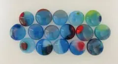 キナリガラス1約1.4〜1.59cm 16個
