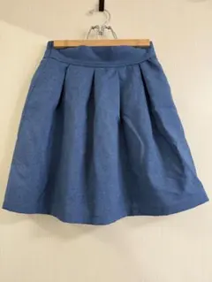 デニム調 フレアスカート 61cm
