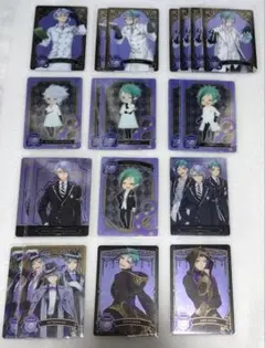 ツイステ アズール ジェイド フロイド メタルカード メタカ 実験着 式典服