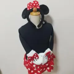仮装 ディズニー ミニーマウス コスチューム パーティー 豪華5点セット
