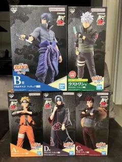 一番くじ　NARUTO ナルト　忍ノ絆　フィギュア5種セット　未開封品