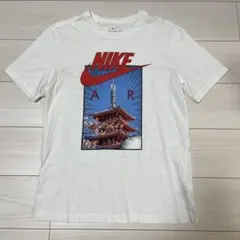 NIKE Tシャツ ホワイト 五重塔 グラフィック メンズ L