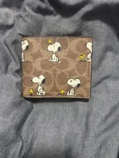 【COACH X PEANUTS】3-IN-1ウォレットシグネチャー スヌーピーのサムネイル