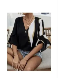 SHEIN レディース トップス ブラック XL