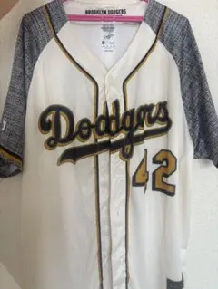 Brooklyn Dodgers 42番 ROBINSON ユニフォーム XL - メルカリ