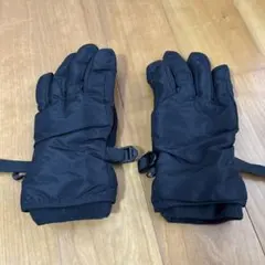 スキーグローブ ブラック 合成素材M