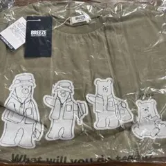 新品 BREEZE 半袖Tシャツ 150cm くま　カーキのサムネイル