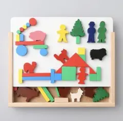 美品　マグネットシュピール社　動物　人　木　マグネットファミリーのサムネイル