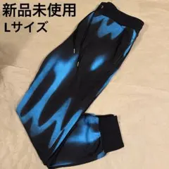 ポールスミス 新品 スプレー ロゴ プリント スウェット パンツ(ブラック/L)