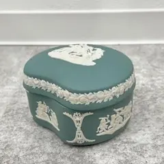 WEDGWOOD ウェッジウッド ジャスパー ピンク 蓋付き 小物入れ オーバル