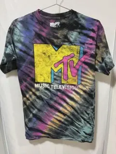 US古着 MTV ロゴ タイダイ Tシャツ S/Mサイズのサムネイル