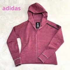 【adidas フルジップアップパーカー CW5745 レディース】