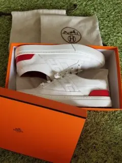 美品 HERMES スニーカー 白のサムネイル