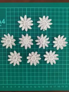 花 モチーフ レース 9個 セット