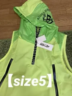 新品正規品【RUSSELUNO/5】ナイロンプルオーバーベスト　フードパーカー