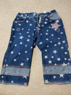 エンジェルブルー　短パン　ジーンズ