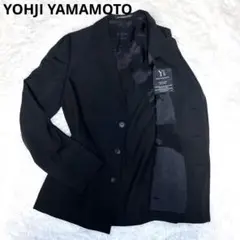 Ys ワイズ ブラック テーラード ジャケット 薄手 軽量 ストレッチLLサイズ