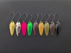 ロデオクラフト オンビート 1.6g 9枚 エリアトラウト 管釣り スプーンのサムネイル