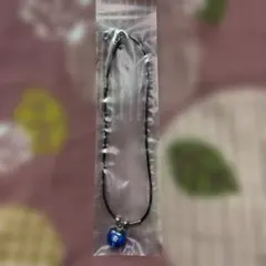 青いハート型ペンダント ネックレス