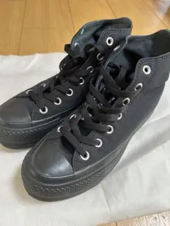 CONVERSE ALL STAR /厚底ブラック スニーカー　ハイカット