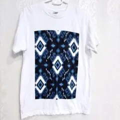 Printstar Tシャツ ホワイト ブルー 半袖 Sのサムネイル
