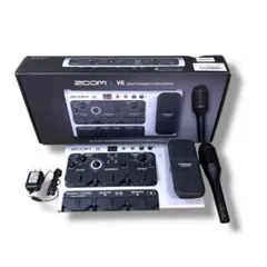 ZOOM V6 マルチエフェクター ボーカルエフェクター コンデンサーマイク The Zoom V6 | ZOOM