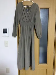 【中古】w closet ワンピース カーキ