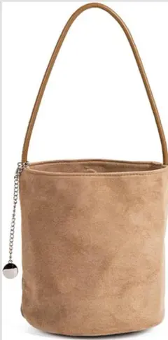 バケツトートバッグ スエード